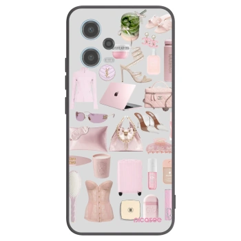 Picasee crna silikonska maskica za Xiaomi Redmi Note 12 5G - Glam Babe