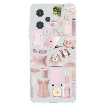 Picasee silikonska prozirna maskica za Xiaomi Redmi Note 12 5G - Glam Babe