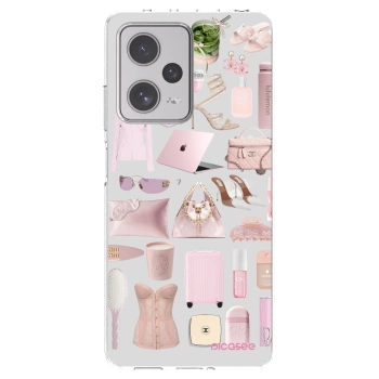 Picasee silikonska prozirna maskica za Xiaomi Redmi Note 12 Pro+ 5G - Glam Babe