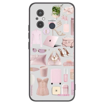Picasee crna silikonska maskica za Xiaomi Redmi 12C - Glam Babe