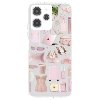 Picasee silikonska prozirna maskica za Xiaomi Redmi 12 4G - Glam Babe