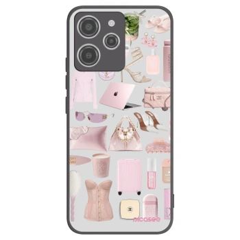 Picasee crna silikonska maskica za Xiaomi Redmi 12 4G - Glam Babe