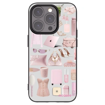 Picasee crna silikonska maskica za Apple iPhone 15 Pro - Glam Babe