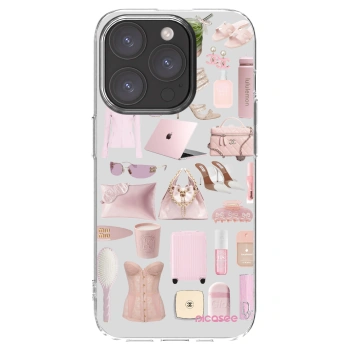 Picasee silikonska prozirna maskica za Apple iPhone 15 Pro - Glam Babe