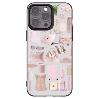 Picasee crna silikonska maskica za Apple iPhone 15 Pro Max - Glam Babe