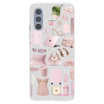 Picasee silikonska prozirna maskica za Motorola Moto G62 - Glam Babe