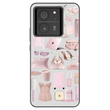 Picasee crna silikonska maskica za Xiaomi 13T - Glam Babe