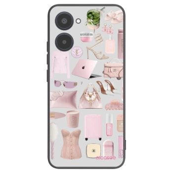 Picasee crna silikonska maskica za Realme 10 4G - Glam Babe