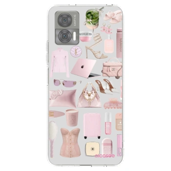 Picasee silikonska prozirna maskica za Motorola Edge 30 Neo - Glam Babe