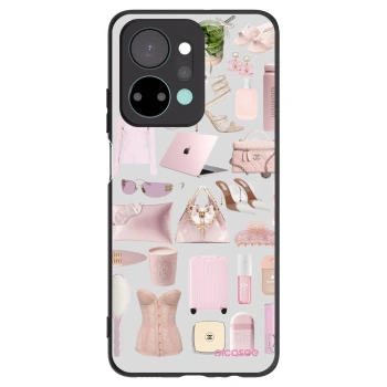 Picasee crna silikonska maskica za Honor X7a - Glam Babe