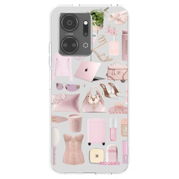 Picasee silikonska prozirna maskica za Honor X7a - Glam Babe