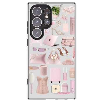 Picasee crna silikonska maskica za Samsung Galaxy S24 Ultra S928B 5G - Glam Babe