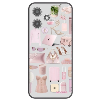 Picasee crna silikonska maskica za Xiaomi Redmi 12 5G - Glam Babe