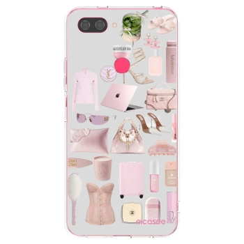 Picasee silikonska prozirna maskica za Xiaomi Mi 8 Lite - Glam Babe