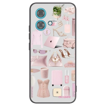 Picasee crna silikonska maskica za Motorola Edge 40 Neo - Glam Babe