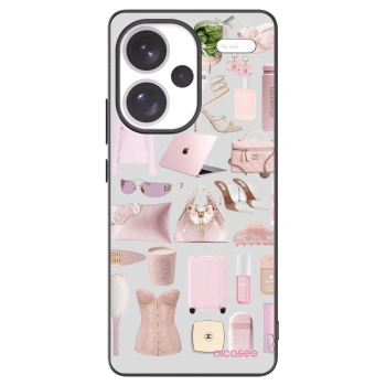 Picasee crna silikonska maskica za Xiaomi Redmi Note 13 Pro+ 5G - Glam Babe