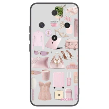 Picasee crna silikonska maskica za Honor Magic6 Lite 5G - Glam Babe