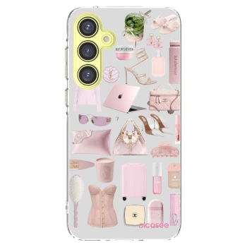 Picasee silikonska prozirna maskica za Samsung Galaxy A35 5G A356B - Glam Babe