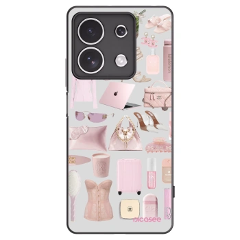 Picasee crna silikonska maskica za Xiaomi Redmi Note 13 4G - Glam Babe