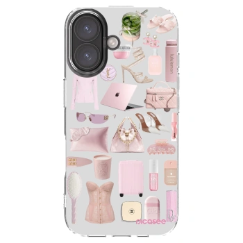 Picasee silikonska prozirna maskica za Apple iPhone 16 - Glam Babe