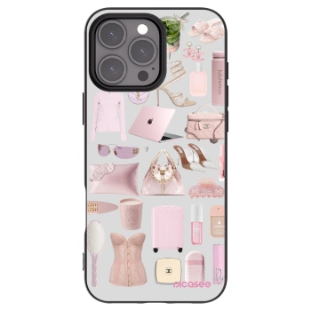 Picasee crna silikonska maskica za Apple iPhone 16 Pro Max - Glam Babe