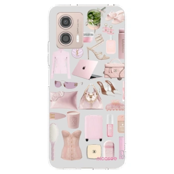 Picasee silikonska prozirna maskica za Motorola Moto G53 5G - Glam Babe