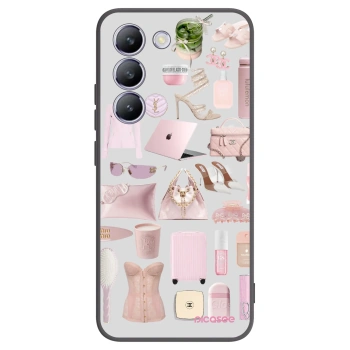 Picasee crna silikonska maskica za Vivo V40 SE 5G - Glam Babe