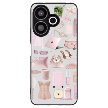 Picasee crna silikonska maskica za Xiaomi Redmi 13 4G - Glam Babe