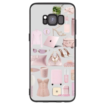 Picasee crna silikonska maskica za Samsung Galaxy S8 G950F - Glam Babe