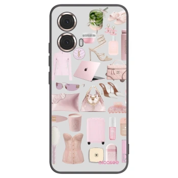 Picasee crna silikonska maskica za Motorola Moto G85 - Glam Babe