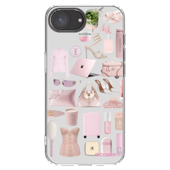 Picasee silikonska prozirna maskica za Apple iPhone 16e - Glam Babe