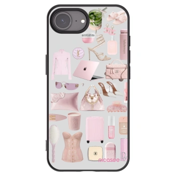 Picasee crna silikonska maskica za Apple iPhone 16e - Glam Babe
