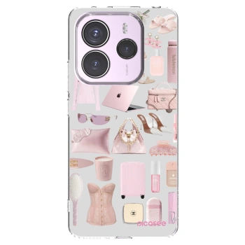 Picasee silikonska prozirna maskica za Xiaomi Redmi Note 14 5G - Glam Babe