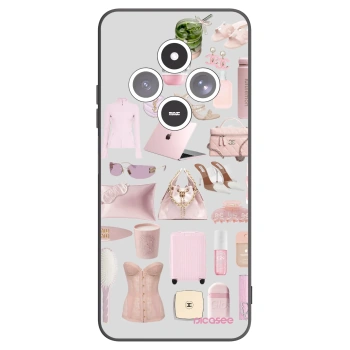 Picasee crna silikonska maskica za Xiaomi Redmi 14C - Glam Babe