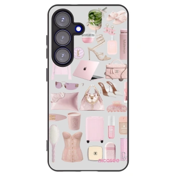 Picasee crna silikonska maskica za Samsung Galaxy S25 5G - Glam Babe