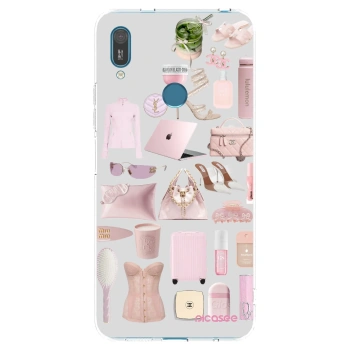 Picasee silikonska prozirna maskica za Huawei Y7 2019 - Glam Babe