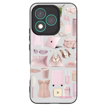 Picasee crna silikonska maskica za Honor 400 Lite 5G - Glam Babe