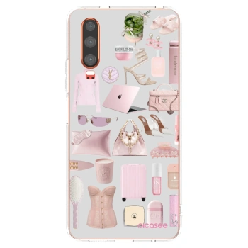 Picasee silikonska prozirna maskica za Huawei P30 - Glam Babe