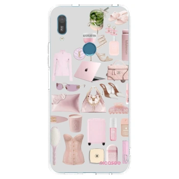 Picasee silikonska prozirna maskica za Huawei Y6 2019 - Glam Babe