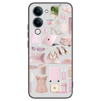 Picasee crna silikonska maskica za Vivo Y29s 5G - Glam Babe