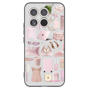 Picasee crna silikonska maskica za Xiaomi 15T Pro - Glam Babe