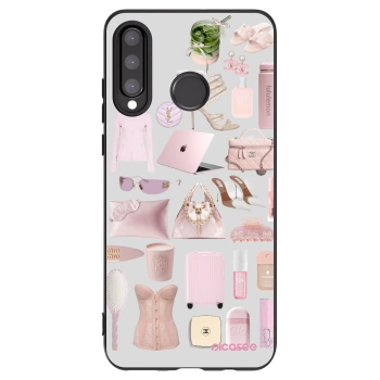 Picasee crna silikonska maskica za Huawei P30 Lite - Glam Babe