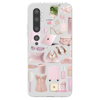 Picasee silikonska prozirna maskica za Xiaomi Mi Note 10 (Pro) - Glam Babe