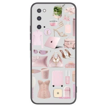 Picasee crna silikonska maskica za Samsung Galaxy S20 G980F - Glam Babe