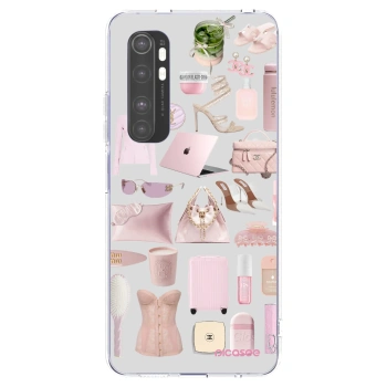 Picasee silikonska prozirna maskica za Xiaomi Mi Note 10 Lite - Glam Babe