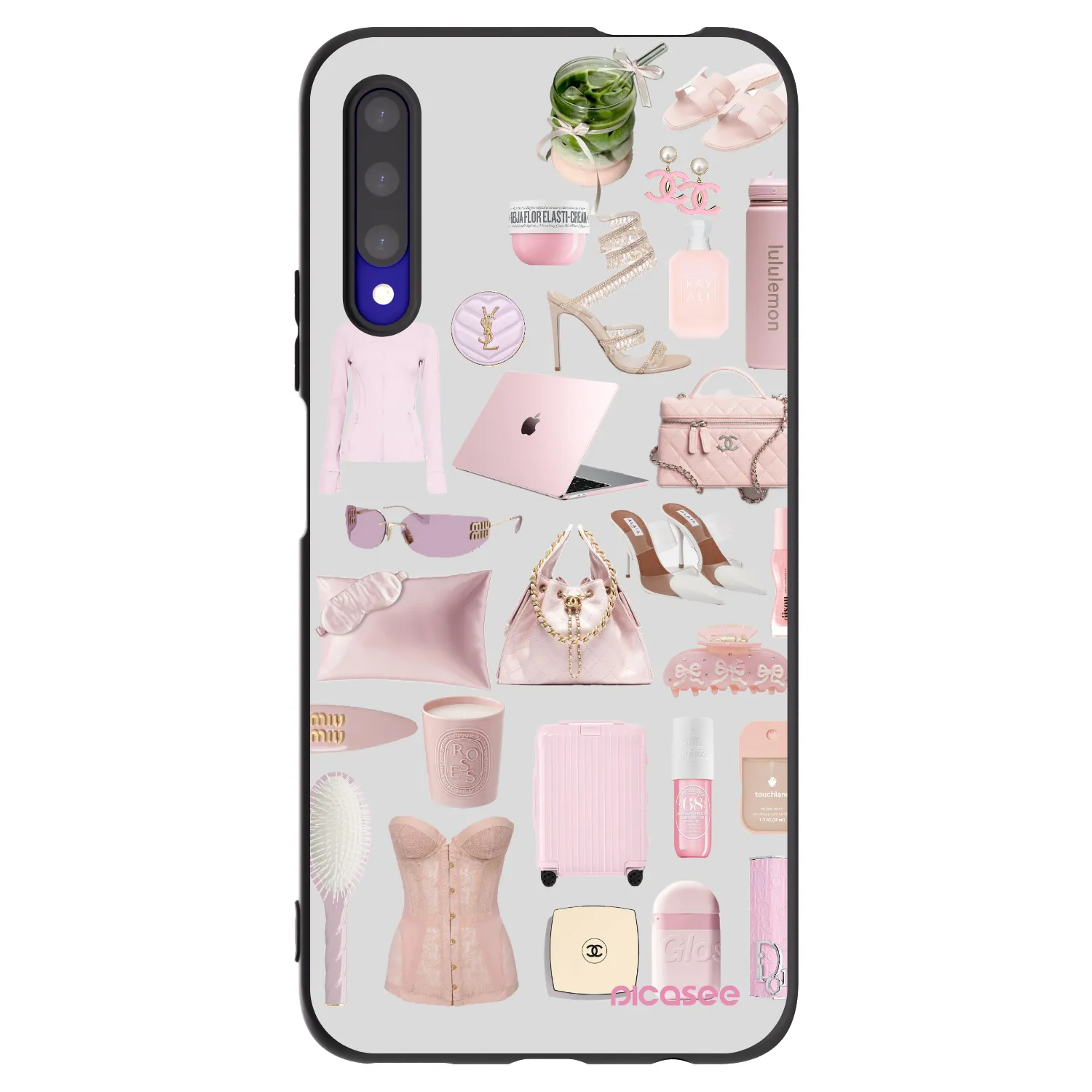 Picasee crna silikonska maskica za Honor 9X Pro - Glam Babe