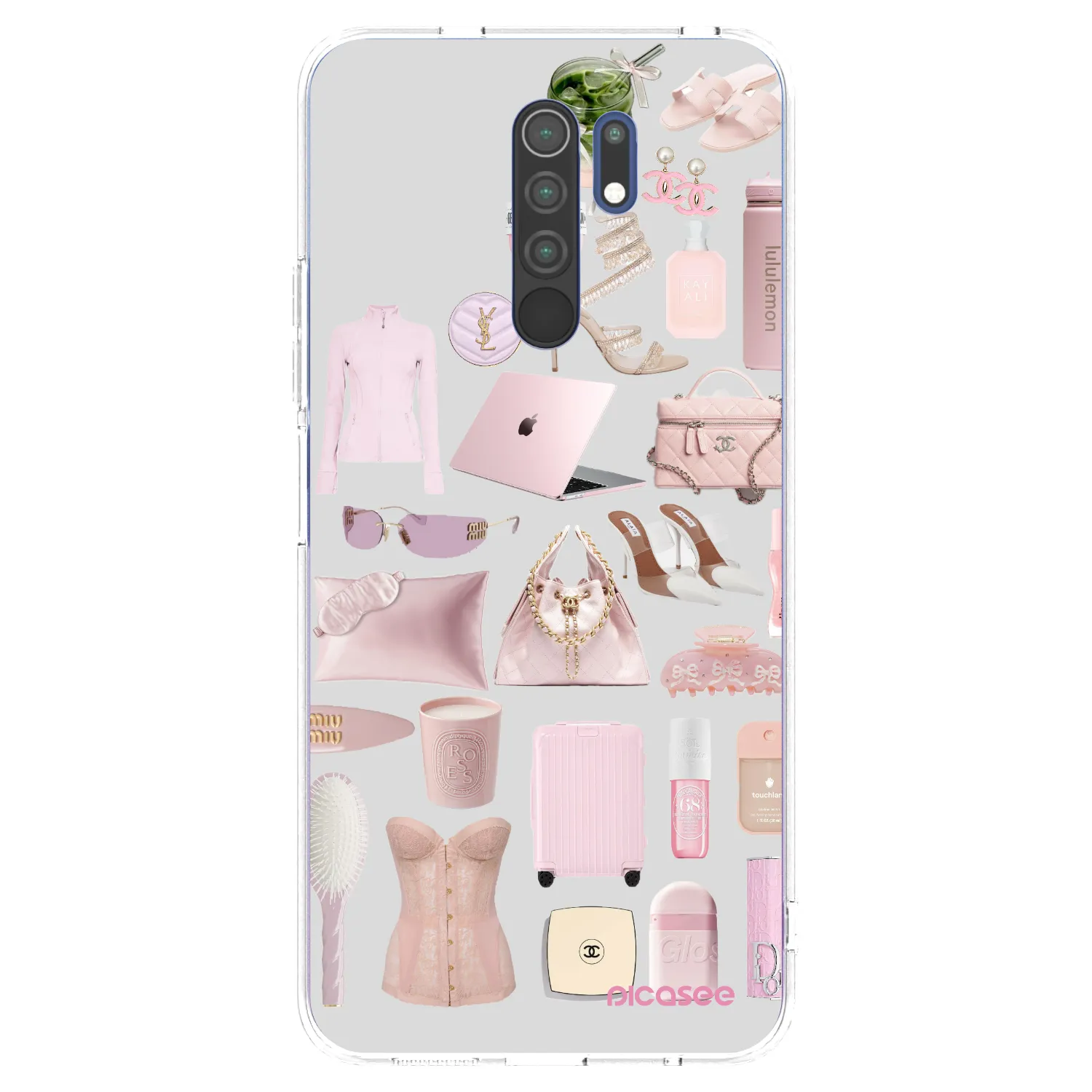 Picasee silikonska prozirna maskica za Xiaomi Redmi 9 - Glam Babe
