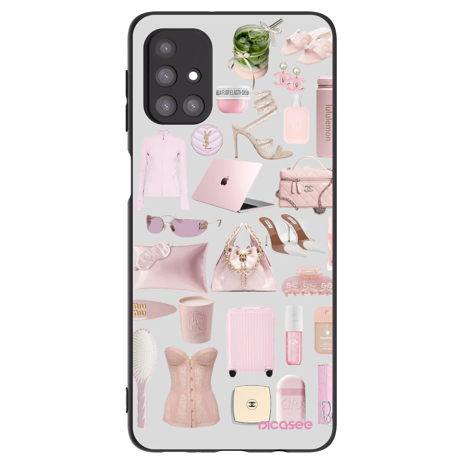 Picasee crna silikonska maskica za Samsung Galaxy M31s - Glam Babe