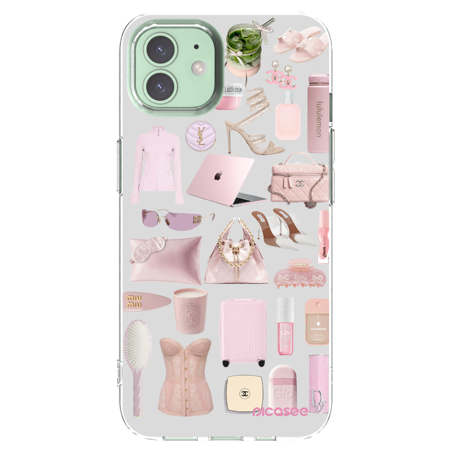Picasee silikonska prozirna maskica za Apple iPhone 12 - Glam Babe