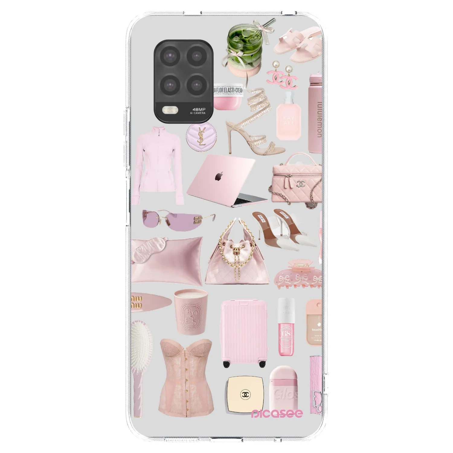 Picasee silikonska prozirna maskica za Xiaomi Mi 10 Lite - Glam Babe
